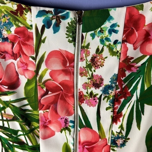 Dress Barn Women’s Plus Size 18 Floral Peplum Midi Dress - Picture 9 of 12